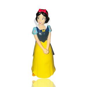 Vintage Disney Snow White Vinyl Coin Bank Figure: 80’s 90’s Era: GUC